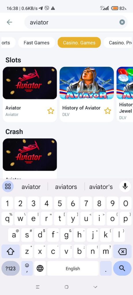 Aviator game at MelBet